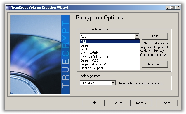 Set Encryption Type